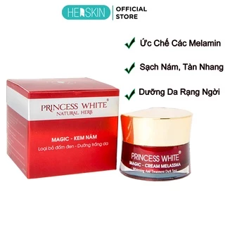 Kem Xóa Mờ Nám Tàn Nhang Magic Cream Melassma Princess White Herskin 20g