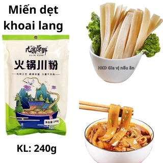 Miến dẹt khoai lang ăn kèm lẩu, gói 240g