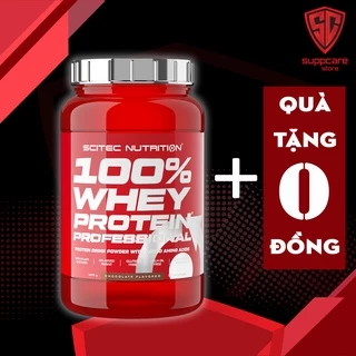 [QUÀ 0 ĐỒNG] Whey | Whey Protein | Scitec 100% Whey Protein Professional - Sữa Tăng Cơ Không Tăng Mỡ 920g