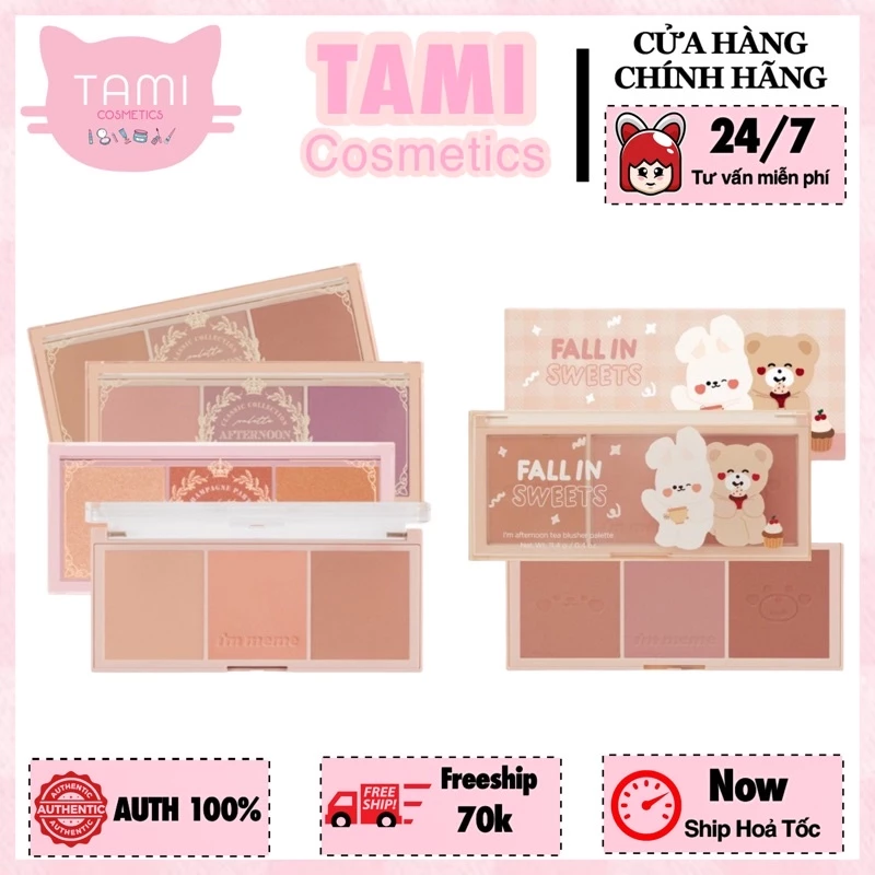 Má Hồng I'm Meme l'm Afternoon Tea Blusher Palette