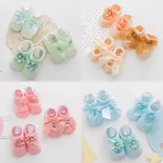 Bộ 3 Đôi Vớ Cotton Dễ Thương Cho Bé Gái Sơ Sinh