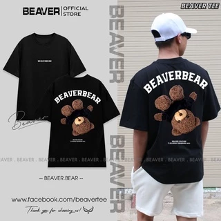 Áo thun Beaver Tee BEAVER BEAR Local Brand tay lỡ form rộng nam nữ Unisex Freeship Extra