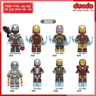 Minifigures siêu anh hùng Iron Man Avenger End Game Đồ chơi Lắp ghép Xếp hình Mô hình Mini Super Hero XINH 0252 EndGame