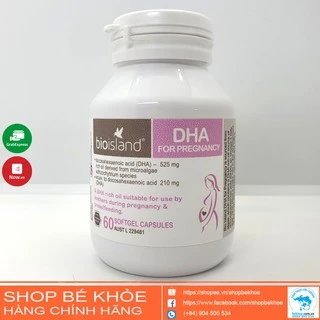 DHA Bầu Biosland - DHA For Pregnancy bổ xung bà bầu trong thai kỳ 60v úc