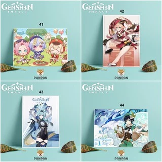Postcard Cao Cấp - Poster Genshin Impact (3)