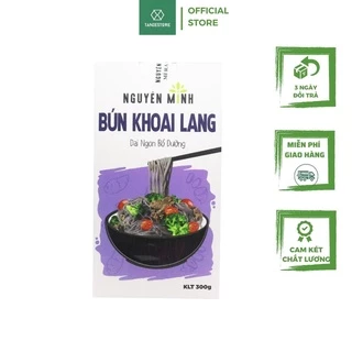 Mì rau củ, bún rau củ Nguyên Minh khoai lang 300gram nhiều Vitamin khoáng chất, KHÔNG hóa chất