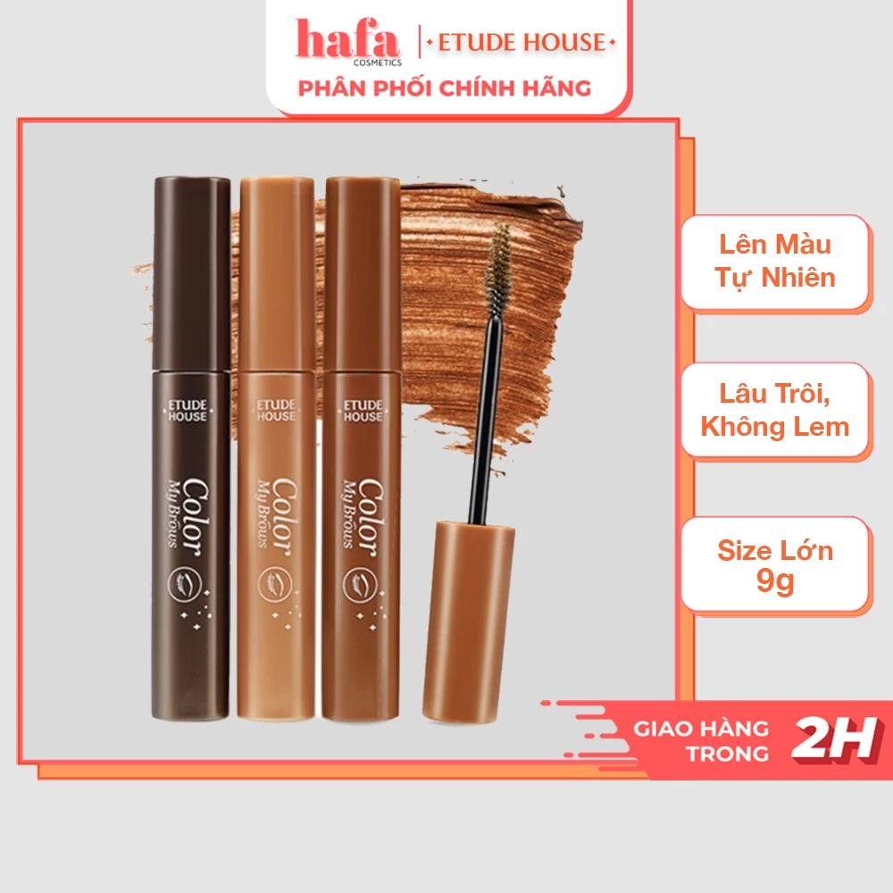 Mascara Định Hình và Tạo Màu Chân Mày Etude House Color My Brows 9g _ Etude House Chính Hãng