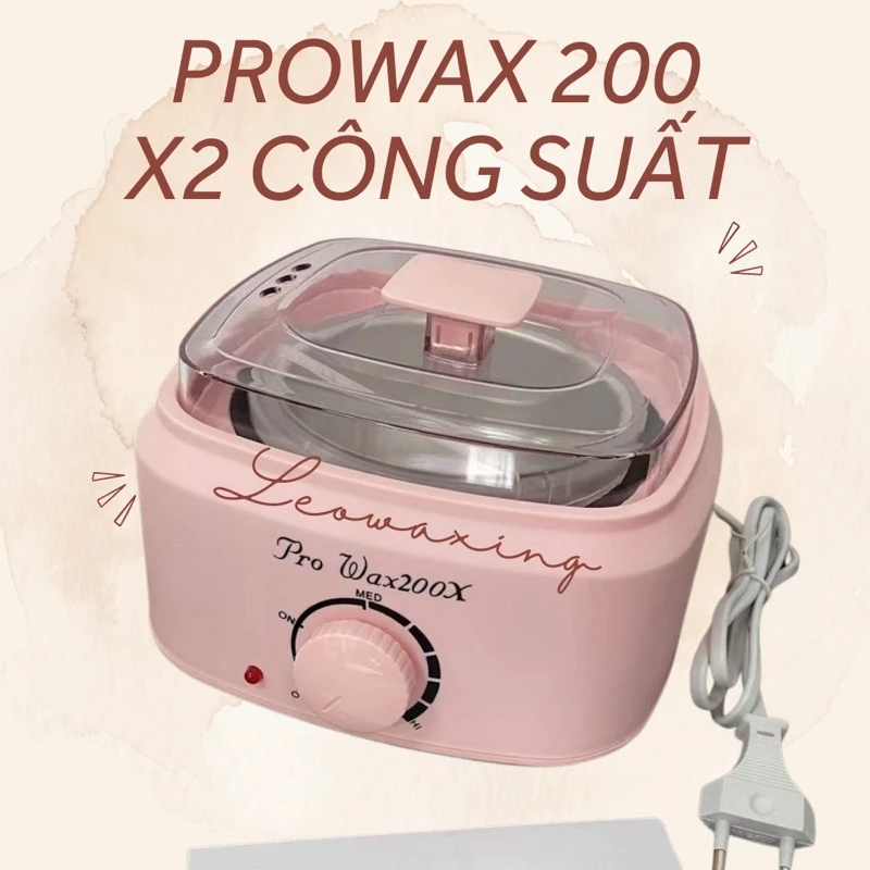 (TẶNG KÈM SÁP VÀ QUE) NỒI NẤU SÁP CAO CẤP PROWAX 200 BẢN NÂNG CẤP MAU NÓNG