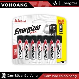 Pin AA Energizer Alkaline chống chảy E91 - Vỉ 12 pin