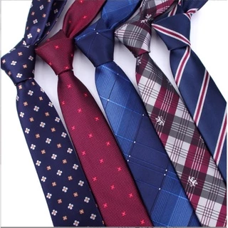 Cà vạt chú rể bản nhỏ 6cm, Calavat cao cấp, Cravat phong cách Hàn Quốc, Cavat dự tiệc