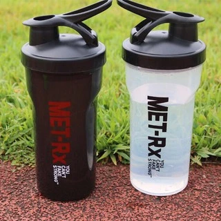 Bình lắc tập gym bình thể thao shake bottle Met-RX