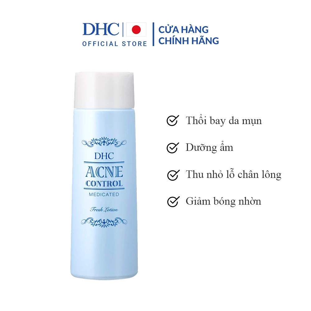 Lotion ngừa mụn DHC Acne Control Fresh Lotion 160ml