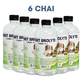 [Combo 6 chai] Nước Anolyte, Smart A, Dung dịch sát khuẩn Smart