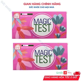 Que thử thai magic test bản to 5mm .thử nhanh chính xác cốc có tay cầm.hộp 1 que