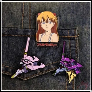 Huy hiệu cài áo eva họa tiết asuka langley soryu / evangelion-01 thời trang