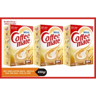Combo 3 Hộp Bột kem coffee mate 450gram - Nestle. Pha trà sữa, cà phê.