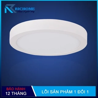 Đèn ốp trần, đèn led ốp trần nổi 24w tròn ánh sáng trắng