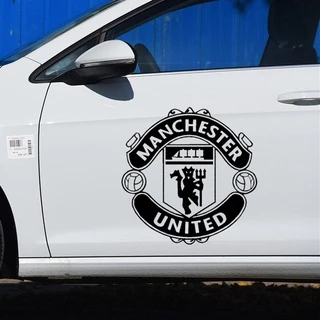 Sticker Dán Kính Chắn Gió Xe Hơi Hình Quả Bóng Manchester United 40-60CM