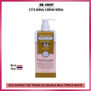 [Thái Lan] Sữa Dưỡng Thể Trắng Da Beauty Buffet Scentio Double Milk Triple White 250ml