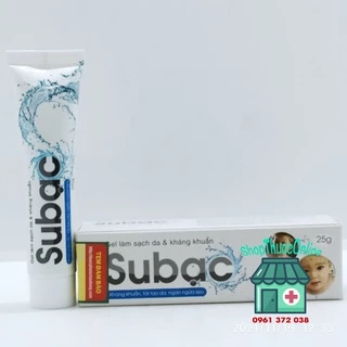 Gel Subạc giúp làm sạch, sát khuẩn, tái tạo da, ngăn ngừa sẹo