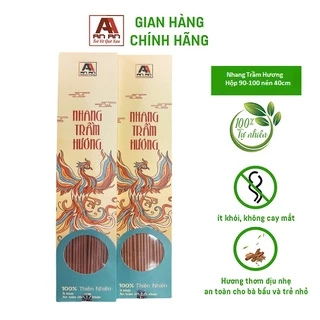 Nhang Trầm Hương thảo mộc AN AN cao ấp, hộp 100 nén kích thước 38cm