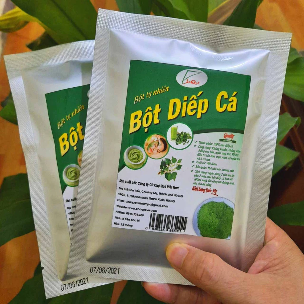 Bột Diếp Cá Nguyên Chất Gói 50g