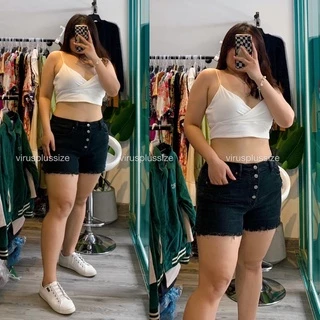 [virusplussize] short jean daze xuất xịn bigsize