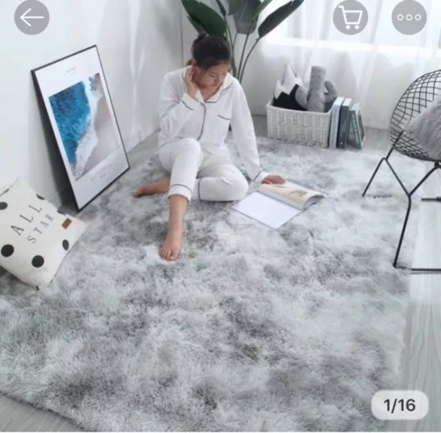 Thảm lông loang - thảm trải chân giường siêu mịn khổ M6X2M , 1mx1m6 , 80cmx2m , 50x1m6 nhập khẩu loại 1