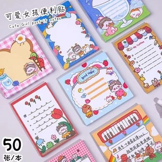 Giấy Nhớ 50 tờ Giấy Note Giấy Ghi Nhớ Cute Dễ Thương Cho Học Sinh Sinh Viên Văn phòng