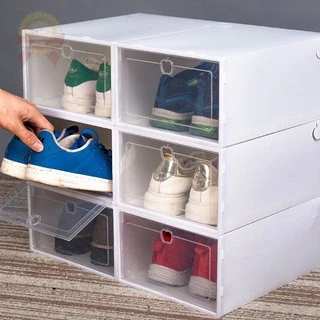 Tủ để giầy hộp giày xếp tầng combo 5 bằng nhựa chia ngăn cao gọn gàng ngăn nắp ( Có lẻ 1 )