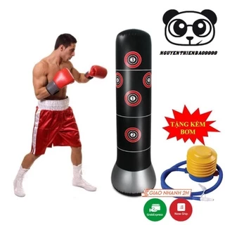 Bao Trụ Đấm Bốc Tự Cân Bằng Kèm Bơm – PURE BOXING - 160cm – Đường Kính 48cm