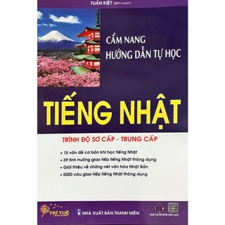 Sách - Cẩm nang hướng dẫn tự học tiếng Nhật trình độ sơ cấp - trung cấp