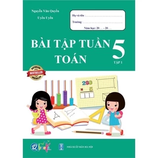 Sách - Bài Tập Tuần Toán 5 (Tập 1)