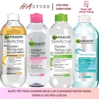 Nước Tẩy Trang Cho Mọi Loại Da Garnier Micellar Cleansing Water 400ml