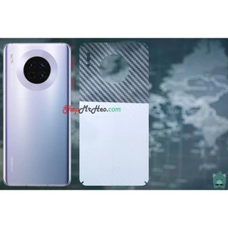 Skin Dán Mặt Sau Lưng Vân 3D Huawei Mate 30 Pro - Mate 30 (Carbon, Hình Hộp, Nhám, Vân Da)