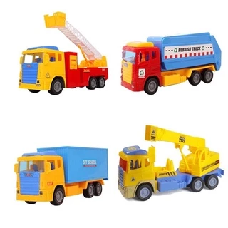 Đồ Chơi Mô Hình Xe Công Trình - Xe Cần Cẩu, Cứu Hỏa, Ben, Container, Chở Rác Hàng Long Thủy Việt Nam