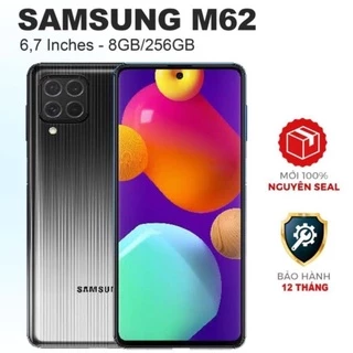 Điện thoại SAMSUNG M62 6.7" (8GB/256GB) Chính hãng mới 100% Có Tiếng Việt - 1 Đổi 1 - Bảo Hành 1 Năm FA21 *