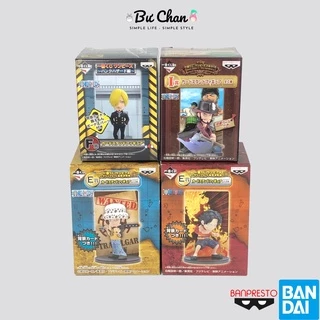 [Bill Nhật] Mô hình One Piece Ace + Luffy Chibi có tấm nền chi tiết sắc nét ❤️ ( BANPRESTO Nhật chính hãng)