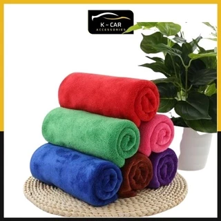 Khăn Microfiber Mềm Mịn, Thấm Hút Nước Tốt Chuyên Dụng Lau Rửa Xe Hơi Ô Tô 3M