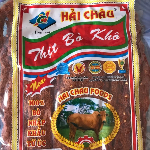KHÔ BÒ HẢI CHÂU - Khô bò mềm 500g*2 (1kg)