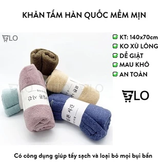 Khăn Tắm Hàn Quốc Mềm Mịn, Kích Thước 140x70cm