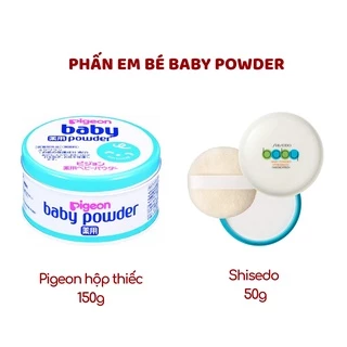 [Hàng Air] Phấn em bé, phấn rôm, phấn phủ baby powder  hộp lớn- Nội địa Nhật Bản