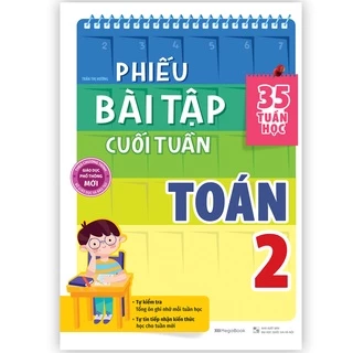 Sách Phiếu bài tập cuối tuần Toán 2 - MGB