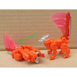 Robot biến hình transformers Hasbro màu cam dòng Siege (dài 7cm) Lionizer