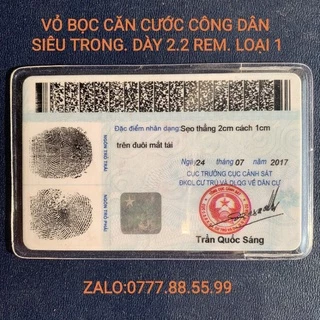 [Combo 10] Thẻ Bọc Căn Cước Công Dân và Tất cả giấy tờ Cá nhân