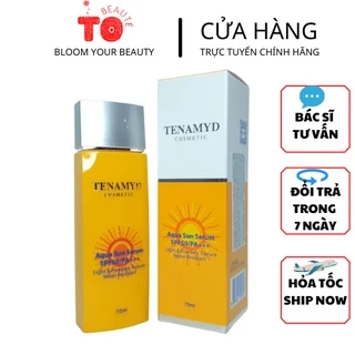 [CHÍNH HÃNG] TINH CHẤT CHỐNG NẮNG DẠNG NƯỚC 70ML - TENAMYD AQUA SUN SERUM SPF50/PA+++