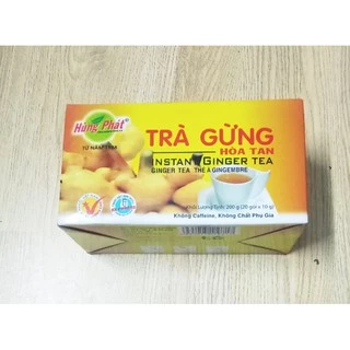 Trà Gừng Hòa Tan Hùng Phát 200gram