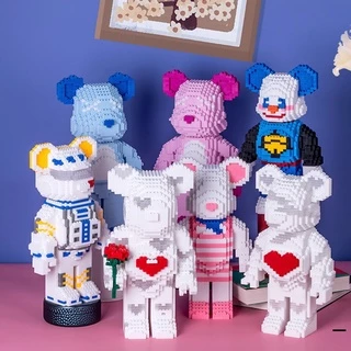 Lắp Ráp Gấu Bearbrick đồ chơi lắp ráp mô hình cỡ lớn 35cm ,55 cm Bear Brick đẹp - Làm quà tặng hoặc Decor tuyệt đẹp