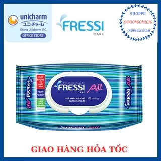 Khăn giấy ướt Fressi care All 100 miếng