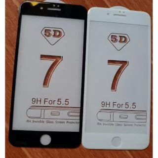 Kính cường lực Iphone 7 Plus/ 8 Plus 5D full màn hình kèm phụ kiên dán